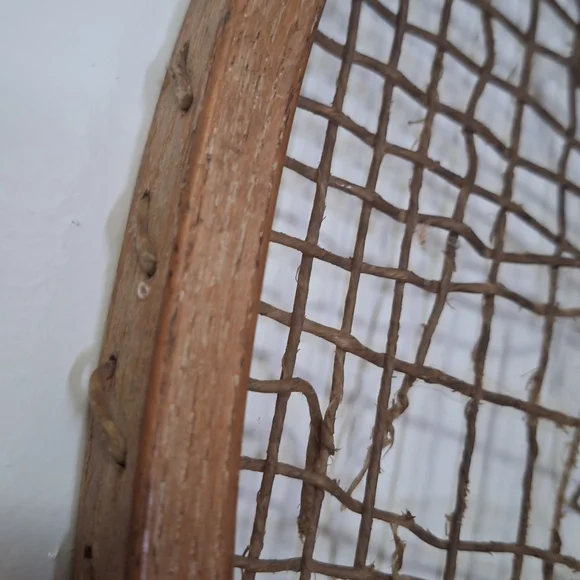 Ultra Rare! Antique Wright & Ditson "Longwood" Wood Tennis Racquet | Boston, MA - Picture 11 of 16